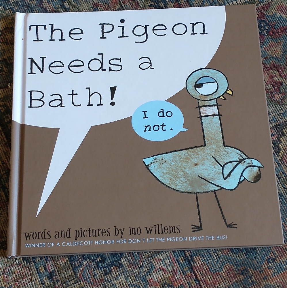 The Pigeon Needs a Bath! by - Brown Cover